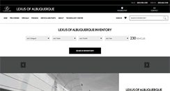 Desktop Screenshot of lexusofalbuquerque.com